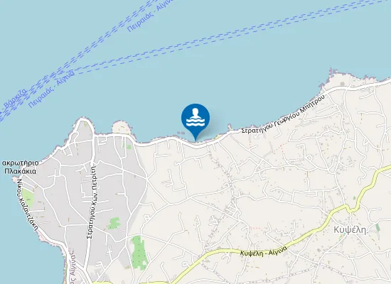 Map of Παραλία Καμάρες