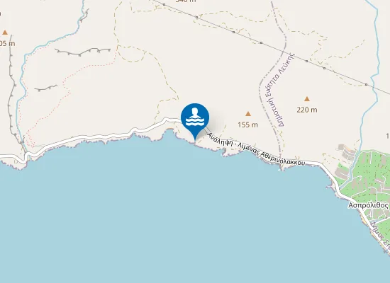 Map of Atherina beach