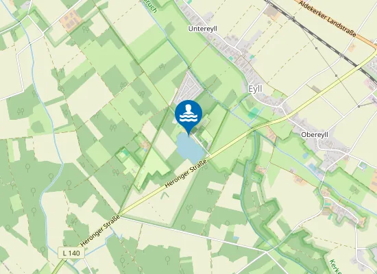 Map of EYLLER SEE STRANDBAD