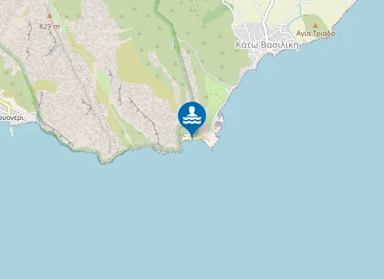 Map of Παραλία Λιμνοπούλα