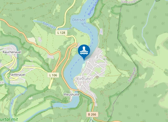 Map of FREIBAD EINRUHR RURTALSP SCHWIMMER