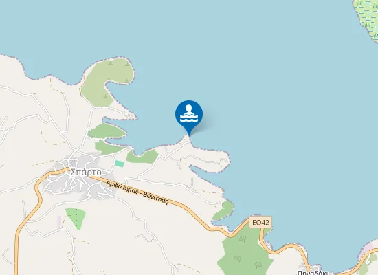 Map of Παραλία Κατεργάκι