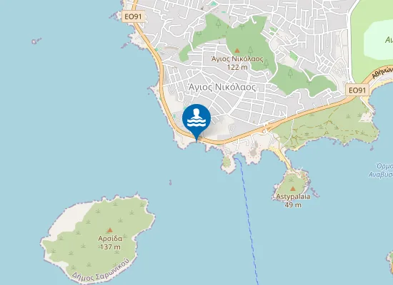 Map of Σκαλάκια Αναβύσσου