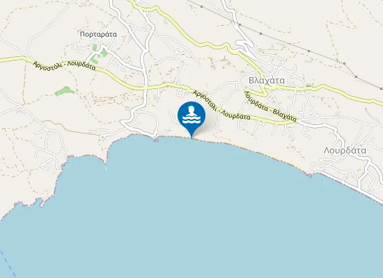Map of Trapezaki naturist beach