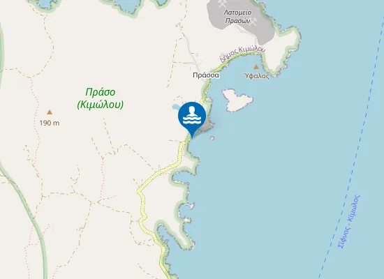 Map of Παραλία Πήγαδος