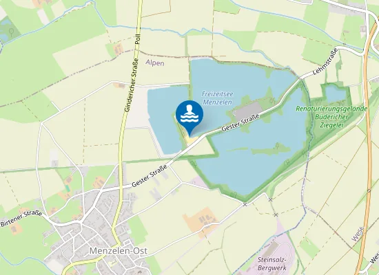 Map of FREIZEITSEE ALPEN MENZELEN