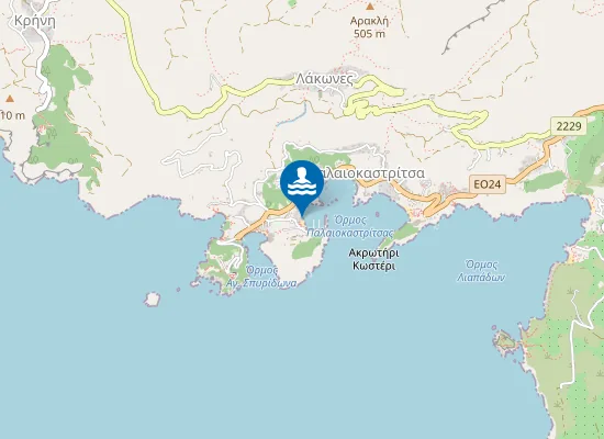 Map of Alipa beach