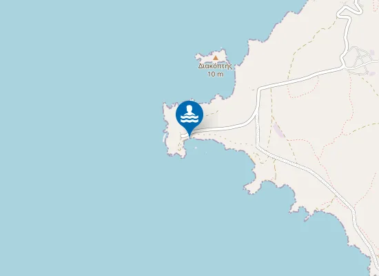 Map of Παραλία Άγιος Θεόδωρος