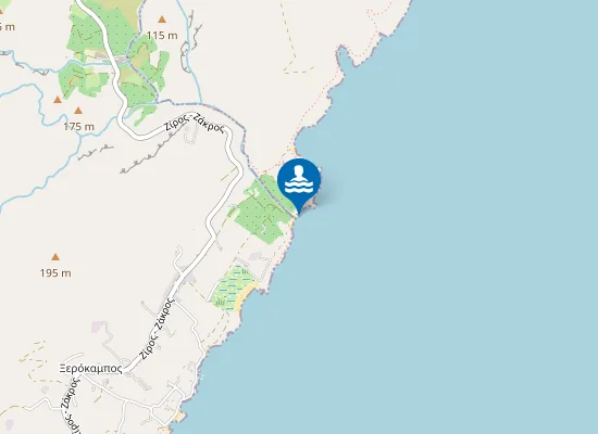 Map of Paralia Potamos