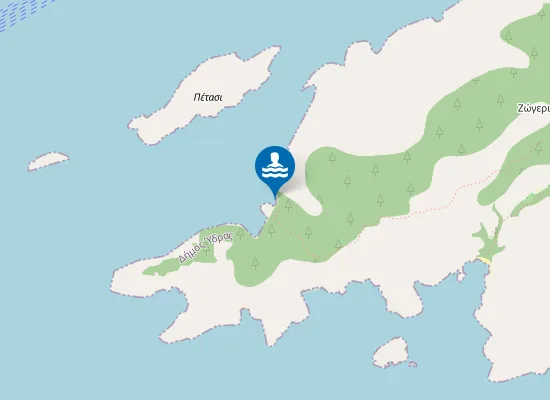 Map of Παραλία Μπίστι