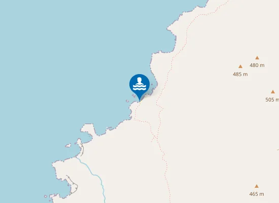 Map of Παραλία Τρίτα