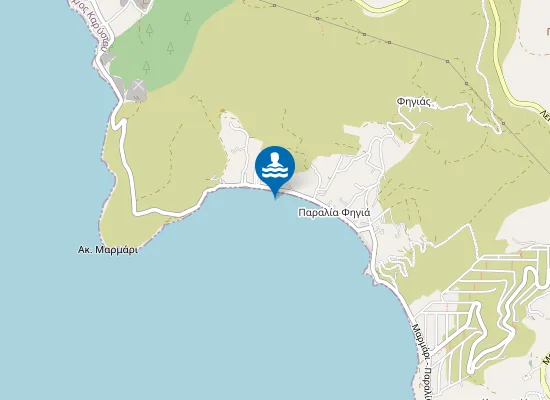 Map of παραλία Φηγιά