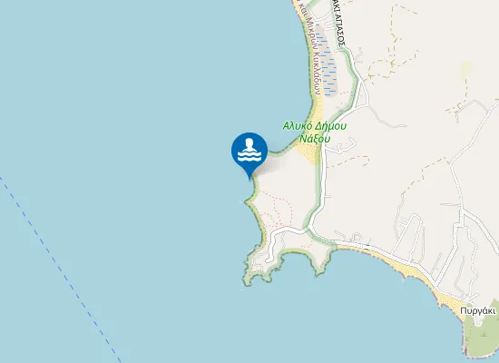 Map of Kedros Beach