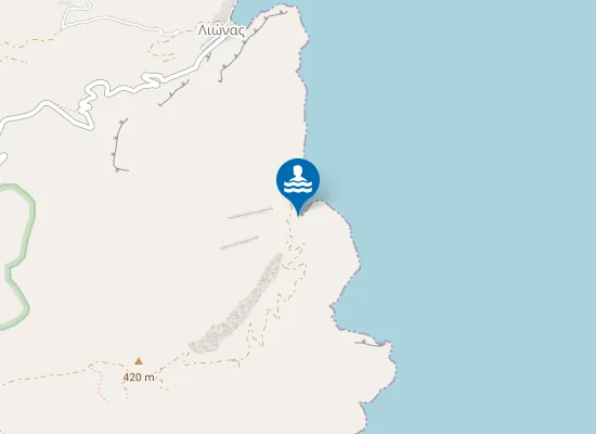 Map of Παραλία Λιμνάρι