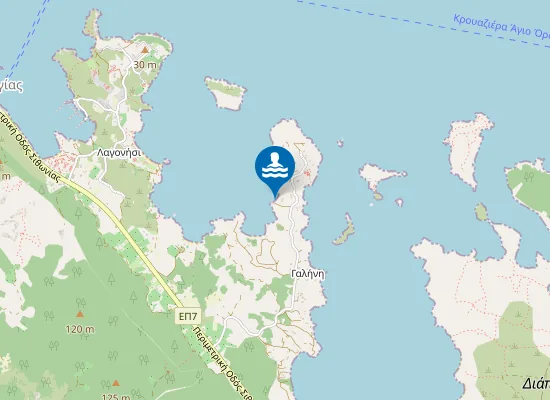 Map of Παραλία Γαλήνη