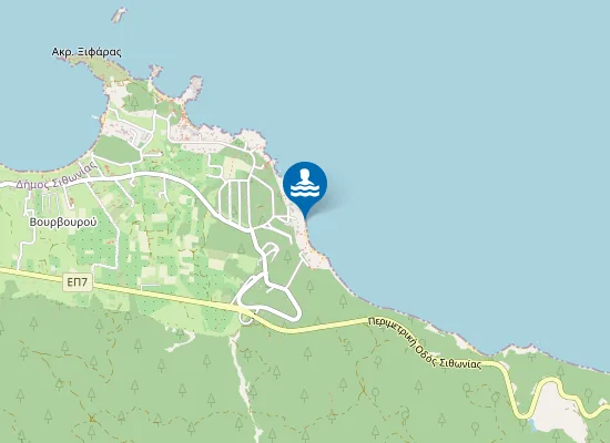 Map of Παραλία Μάνου