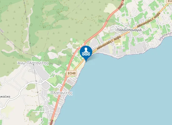 Map of Παραλία Πλατανίτη