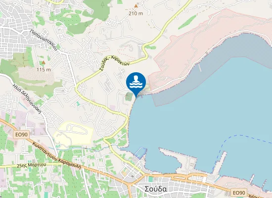 Map of Παραλία Βλητέ