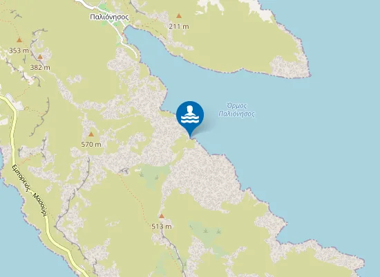 Map of Παραλία Ελιά