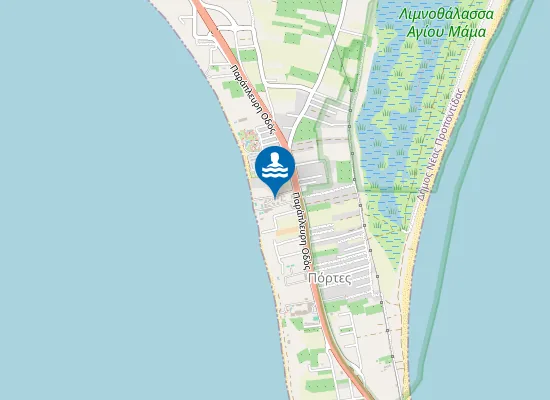 Map of Portes Beach Hotel