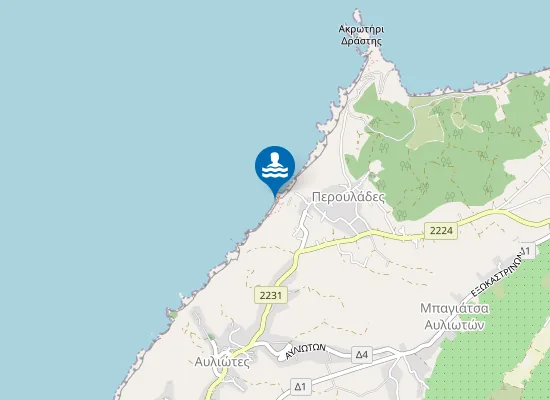 Map of Παραλία Λογγάς