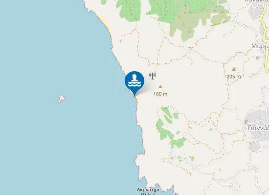 Map of Κόλιας