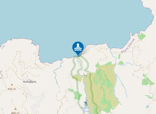 Map of Richtis Beach