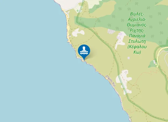 Map of Παραλία Τρυπητή