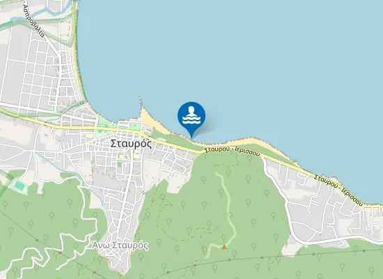 Map of παραλία Πλατάνια