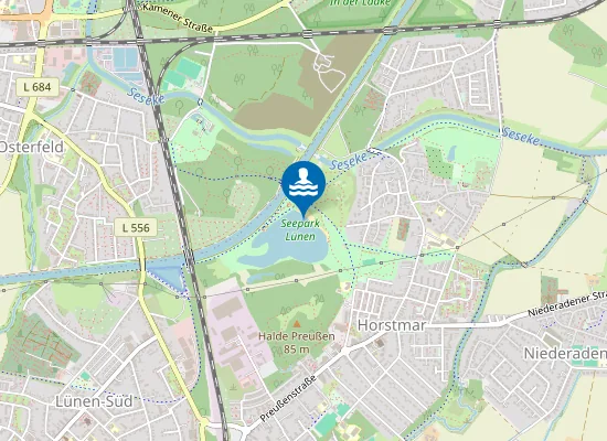 Map of HORSTMARER SEE MITTE BADEZONE