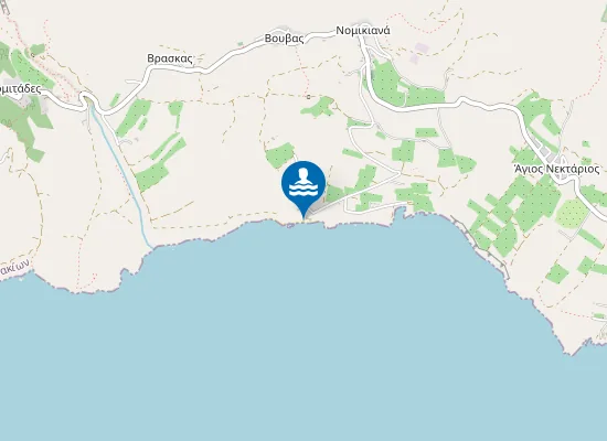 Map of Παραλία Κούτελος