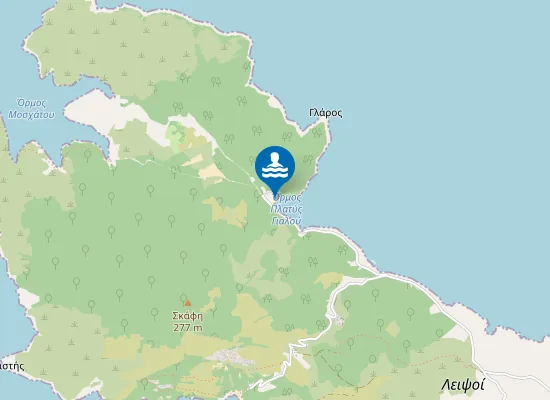 Map of Πλατύς Γιαλός