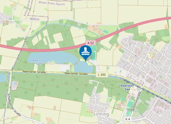 Map of KLEINER KAARSTER SEE NOERDLBADESTR