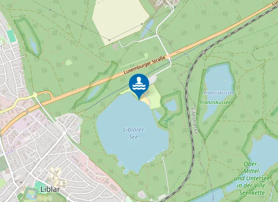 Map of LIBLARER SEE BADESTRAND