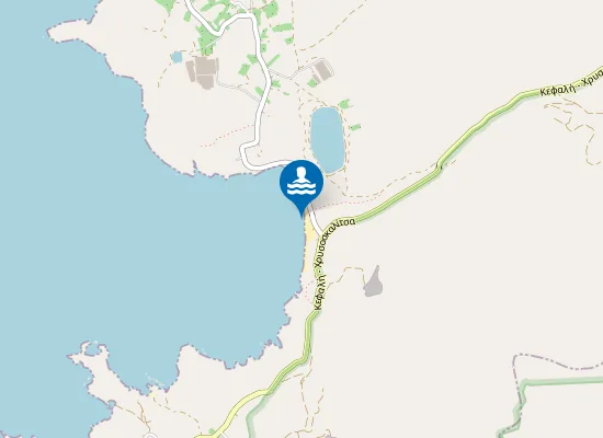 Map of Stomio beach