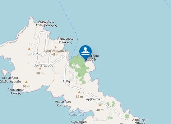Map of Καράβι