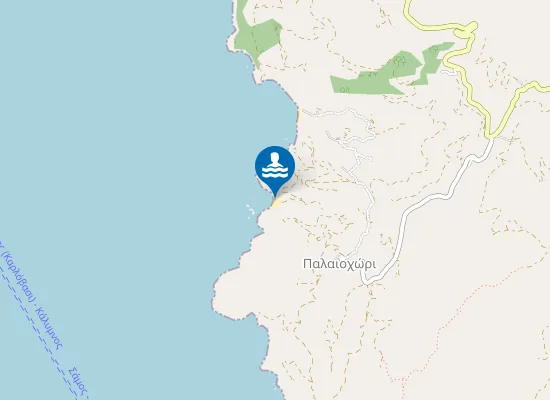 Map of Plaka Beach
