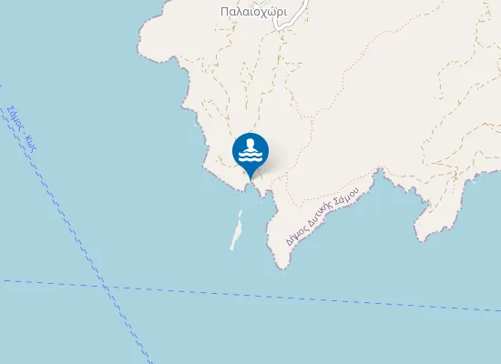 Map of Agiannni Beach