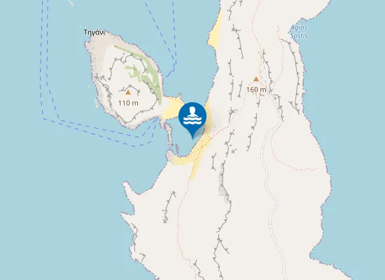 Map of Παραλία Μπάλος