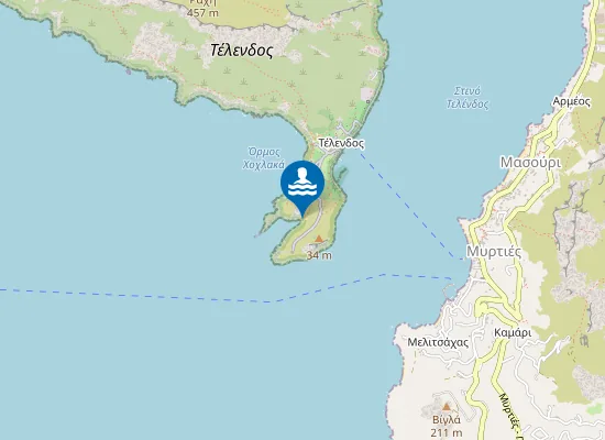Map of Παραλία Πνιγμένος