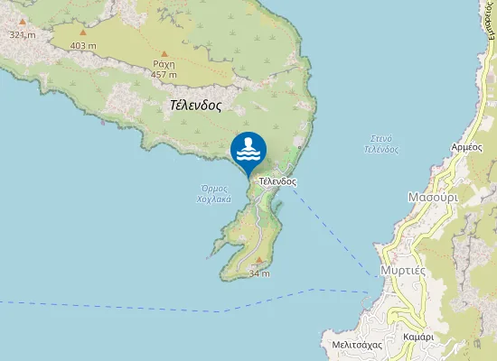 Map of Παραλία Χοχλακάς