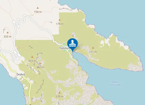 Map of Παραλία Παλιόνησος