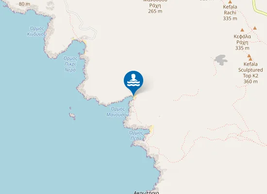 Map of Μανούσου