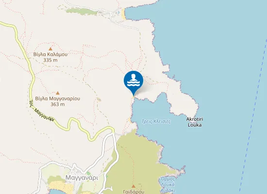 Map of Τρεις Κλεισιές μικρή