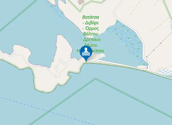 Map of Παραλία Μακρυγιάλι