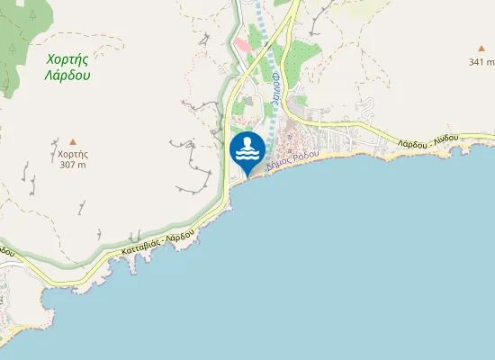 Map of Παραλία Λάρδου