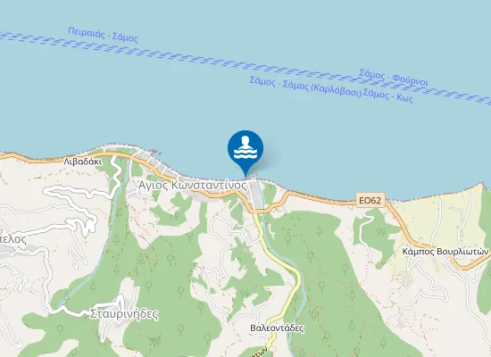 Map of Platana Beach
