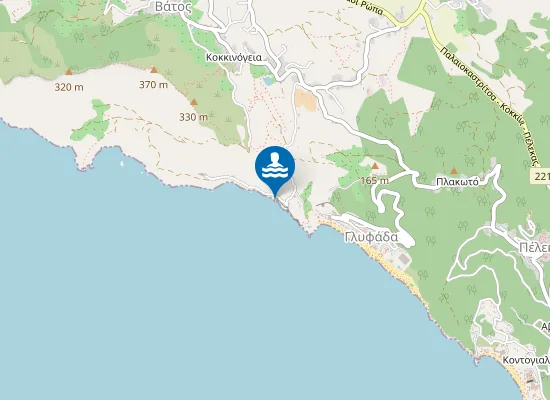 Map of Παραλία Μυρτιώτισσας