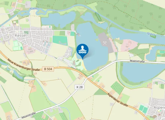 Map of NATURFREIBAD KESSEL BADESTRAND