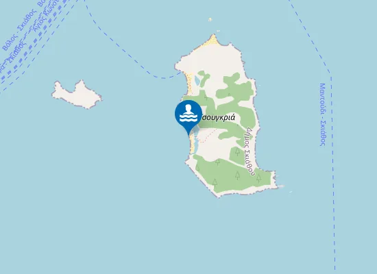 Map of Παραλία Λαλάριας